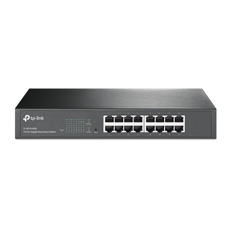 TP-LINK TL-SG1016DE, Géré, L2, Gigabit Ethernet 101001000, Full duplex, Grille de montage