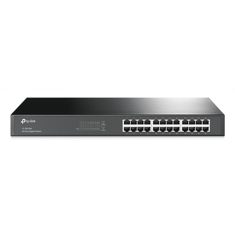 TP-LINK TL-SG1024, Non-géré, L2, Gigabit Ethernet 101001000, Full duplex, Grille de montage