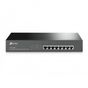 TP-LINK TL-SG1008MP - Non-géré - Gigabit Ethernet 101001000 - Connexion Ethernet - supportant l'alimentation via ce port  - Grille de montage