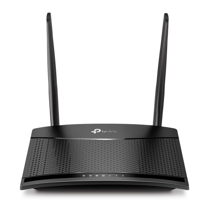 TP-LINK TL-MR100, Wi-Fi 4 802.11n, Monobande 2,4 GHz, EthernetLAN, 3G, Noir, Routeur