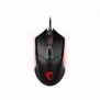 MSI Clutch GM08, Ambidextre, Optique, USB Type-A, 4200 DPI, Noir