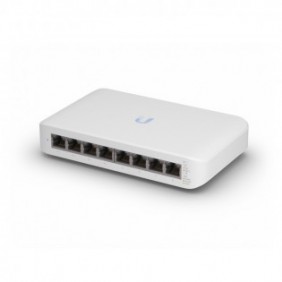 Ubiquiti UniFi Switch Lite 8 PoE, Géré, L2, Gigabit Ethernet 101001000, Connexion Ethernet, supportant l'alimentation via ce port , Montage mural