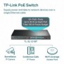 TP-LINK TL-SL1218P, Non-géré, Gigabit Ethernet 101001000, Connexion Ethernet, supportant l'alimentation via ce port , Grille de montage, 1U