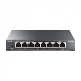 TP-LINK Switch PoE inversé administrable Gigabit à 8 ports, Géré, L2, Gigabit Ethernet 101001000, Full duplex, Connexion Ethernet, supportant l'alimentation via ce port