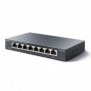 TP-LINK Switch PoE inversé administrable Gigabit à 8 ports, Géré, L2, Gigabit Ethernet 101001000, Full duplex, Connexion Ethernet, supportant l'alimentation via ce port