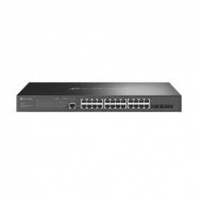 TP-LINK Omada SG3428MP, Géré, L2+, Gigabit Ethernet 101001000, Connexion Ethernet, supportant l'alimentation via ce port , Grille de montage, 1U