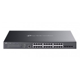 TP-LINK Omada SG3428XMPP, Géré, L2+, Gigabit Ethernet 101001000, Connexion Ethernet, supportant l'alimentation via ce port , Grille de montage, 1U
