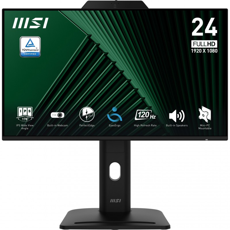 MSI Pro MP242PMG, 60,5 cm 23.8", 1920 x 1080 pixels, Full HD, LCD, 4 ms, Noir