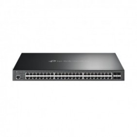 TP-LINK Omada SG3452XP, Géré, L2+, Gigabit Ethernet 101001000, Connexion Ethernet, supportant l'alimentation via ce port , Grille de montage, 1U