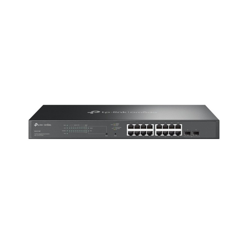 TP-LINK Omada SG2218P, Géré, L2L2+, Gigabit Ethernet 101001000, Connexion Ethernet, supportant l'alimentation via ce port , Grille de montage, 1U