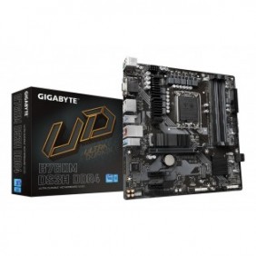 Gigabyte B760M DS3H DDR4 Carte Mère - Prend en charge les processeurs Intel Core de 14e génération, VRM numérique 6+2+1 phases, jusqu'à 5333MHz DDR4 , 2xPCIe 4.0 M.2, LAN 2.5GbE, USB 3.2 Gen2, Intel, LGA 1700, Intel® Celeron®, Intel® Core™ i3