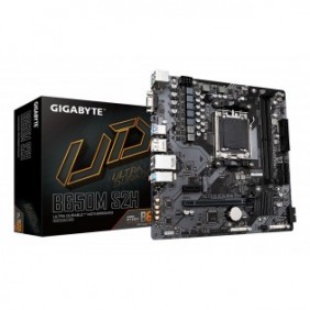 Gigabyte B650M S2H Carte mère - AMD Ryzen série 9000, VRM 5+2+2 phases, jusqu'à 6400 MHz DDR5 , 1xPCIe 4.0 M.2, LAN GbE, USB 3.2 Gen 1, AMD, Emplacement AM5, AMD Ryzen 7000 Series, AMD Ryzen 8000 Series, AMD Ryzen 9000 Series, Emplacement AM5