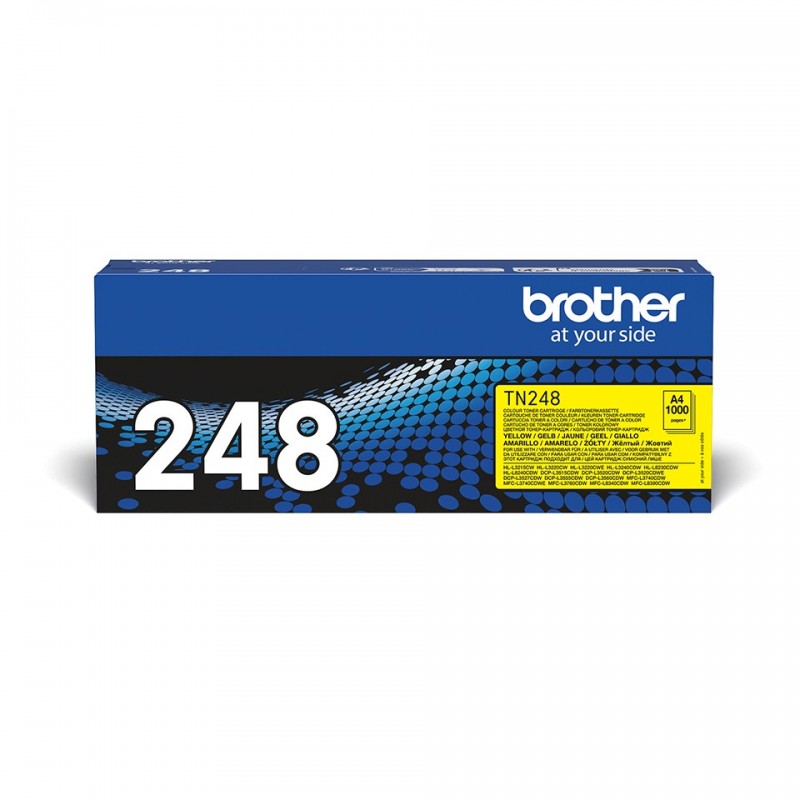 Brother TN-248Y, 1000 pages, Jaune, 1 pièce