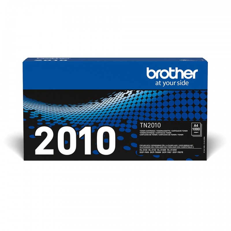 Brother TN-2010 - Cartouche de toner originale – Noir, 1000 pages, Noir, 1 pièce