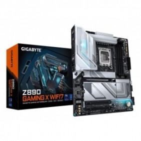 Gigabyte Carte mère Z890 GAMING X WIFI7 - Prend en charge les processeurs Intel Core Ultra Série 2, VRM à 16+1+2 phases, jusqu'à 8800MHz DDR5 , 1xPCIe 5.0 + 3xPCIe 4.0, Wi-Fi 7, LAN 2.5GbE, USB 4, Intel, LGA 1851 Socket V1, Intel Core Ultra Series 2