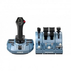ThrustMaster TCA Captain Pack X Airbus Edition, Joystick + levier de commande du moteur, PC, Xbox, Boutons directionnels, Touche Menu, Touche de sélection, Touche Partage, View button, Analogique, Avec fil, USB