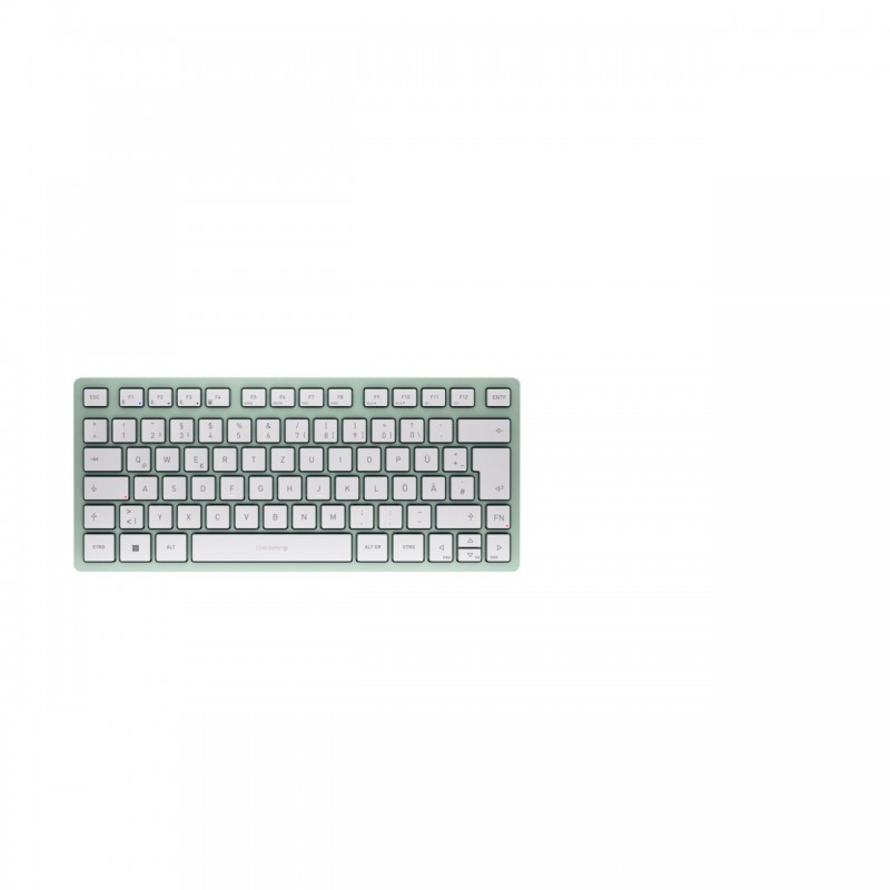 Cherry KW 7100 MINI BT, Sans fil, Bluetooth, Commutateur de touche « ciseaux », QWERTZ, Couleur menthe