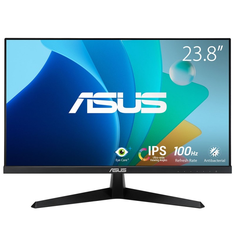 ASUS VY249HF, 60,5 cm 23.8", 1920 x 1080 pixels, Full HD, LCD, 1 ms, Noir