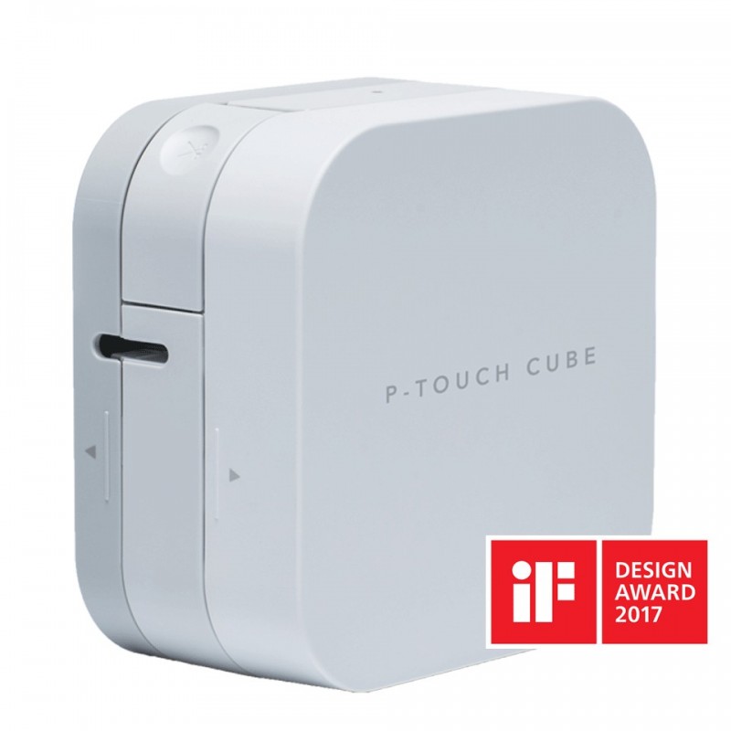 Brother PT-P300BT - P-touch Cube - étiqueteuse compacte, TZe, Thermique directe, 180 x 180 DPI, 20 mmsec, AAA, Blanc