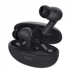 Trust Yavi, True Wireless Stereo , AppelsMusique, 20 - 20000 Hz, 37 g, Casque, Noir