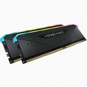 Corsair Vengeance RGB , 32 Go, 2 x 16 Go, DDR4, 3200 MHz, 288-pin DIMM, Noir