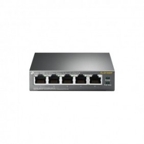 TP-LINK TL-SF1005P, Non-géré, Fast Ethernet 10100, Full duplex, Connexion Ethernet, supportant l'alimentation via ce port