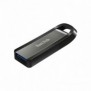 SanDisk Extreme Go, 128 Go, USB Type-A, 3.2 Gen 1 3.1 Gen 1, 400 Mos, Slide, Acier inoxydable