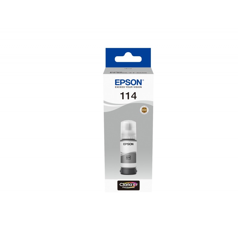 Epson 114, Original, Gris, Epson, EcoTank ET-8550 EcoTank ET-8500, Rendement standard, 70 ml