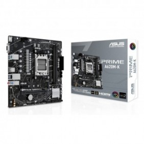 ASUS PRIME A620M-K, AMD, Emplacement AM5, AMD Ryzen 7000 Series, Emplacement AM5, DDR5-SDRAM, 96 Go
