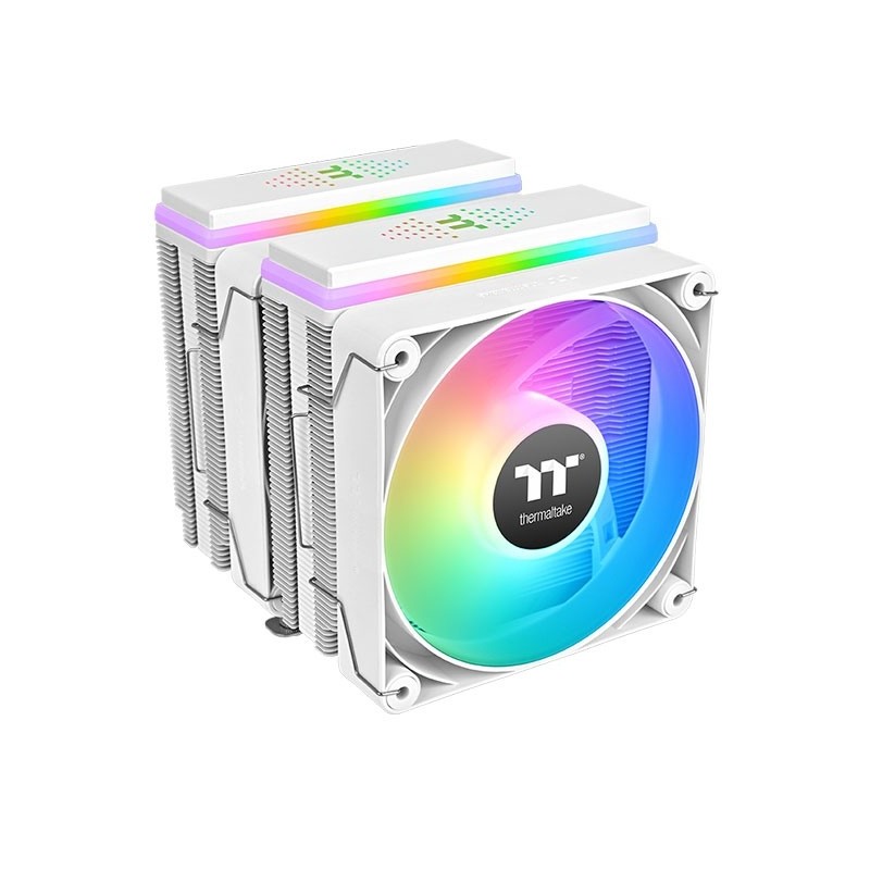 Thermaltake ASTRIA 600, Refroidisseur d'air, 12 cm, 500 trmin, 1800 trmin, Blanc