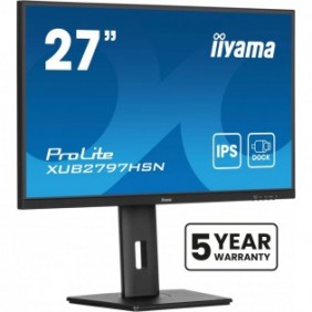 Iiyama ProLite XUB2797HSN-B2, 68,6 cm 27", 1920 x 1080 pixels, Full HD, LED, 1 ms, Noir