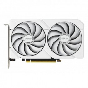 ASUS Dual -RX9060XT-16G-WHITE, Radeon RX 9060 XT, 16 Go, GDDR6, PCI Express 5.0, 2 ventilateur