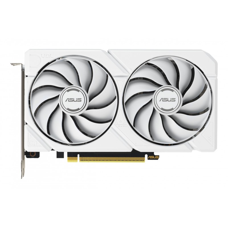 ASUS Dual -RX9060XT-16G-WHITE, Radeon RX 9060 XT, 16 Go, GDDR6, PCI Express 5.0, 2 ventilateur