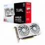 ASUS Dual -RX9060XT-16G-WHITE, Radeon RX 9060 XT, 16 Go, GDDR6, PCI Express 5.0, 2 ventilateur