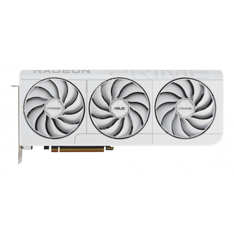 ASUS Prime -RX9070XT-O16G-WHITE, Radeon RX 9070 XT, 16 Go, GDDR6, 256 bit, 7680 x 4320 pixels, PCI Express 5.0