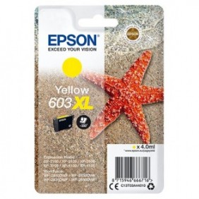 Epson Singlepack Yellow 603XL Ink, Rendement élevé , 4 ml, 1 pièce
