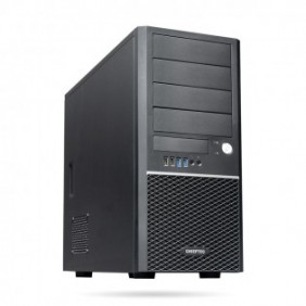 Chieftec CM-25B-OP, Tower, PC, Noir, ATX, micro ATX, Mini-ITX, SECC, 16,5 cm