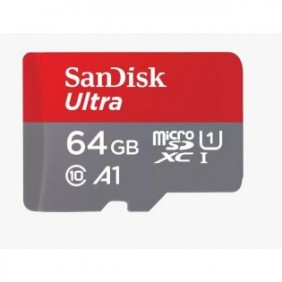 SanDisk Western Digital SDSQUAB-064G-GN6MA, 64 Go, MicroSDXC, Classe 10, UHS-I, 140 Mos, Class 1