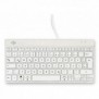 R-Go Tools Clavier ergonomique R-Go Compact Break, clavier compact avec logiciel de pause,QWERTZ , Filaire, blanc, Mini, Avec fil, USB, QWERTZ, Blanc