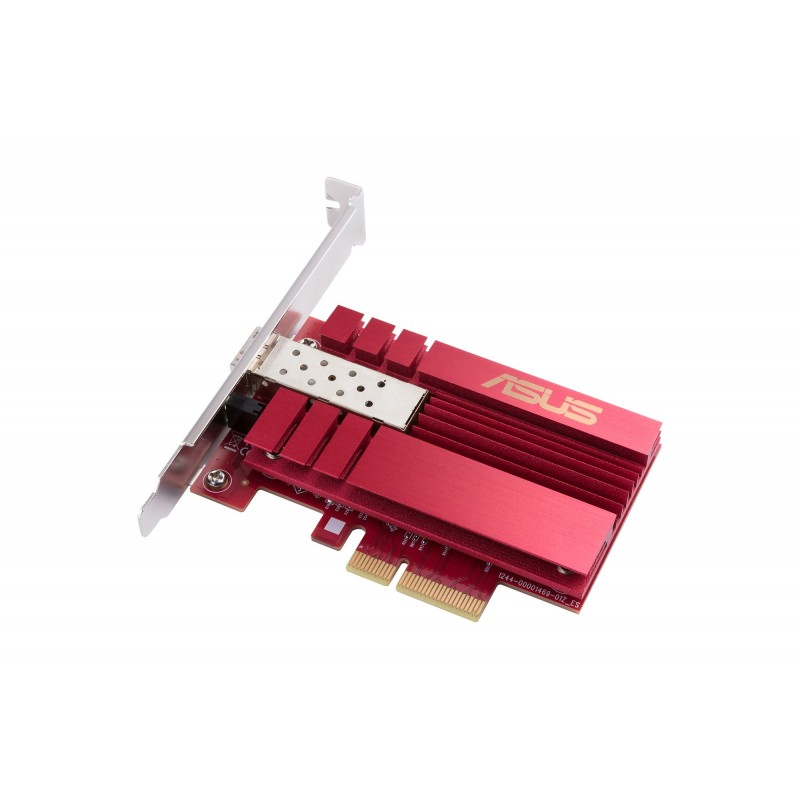 ASUS XG-C100C V3, Interne, Avec fil, PCI Express, Ethernet, 10000 Mbits, Rouge