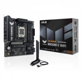 ASUS TUF GAMING B850M-E WIFI, AMD, Emplacement AM5, AMD Ryzen 7000 Series, AMD Ryzen 8000 Series, AMD Ryzen 9000 Series, Emplacement AM5, DDR5-SDRAM, 256 Go