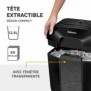Fellowes Powershred LX25, Découpage en particules, 4x37 mm, 11,5 L, 2000 mmmin, 6 feuilles, P-4