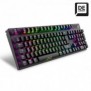 Sharkoon SKILLER SGK20 Brown, Avec fil, USB, Clavier mécanique, QWERTZ, LED RGB, Noir