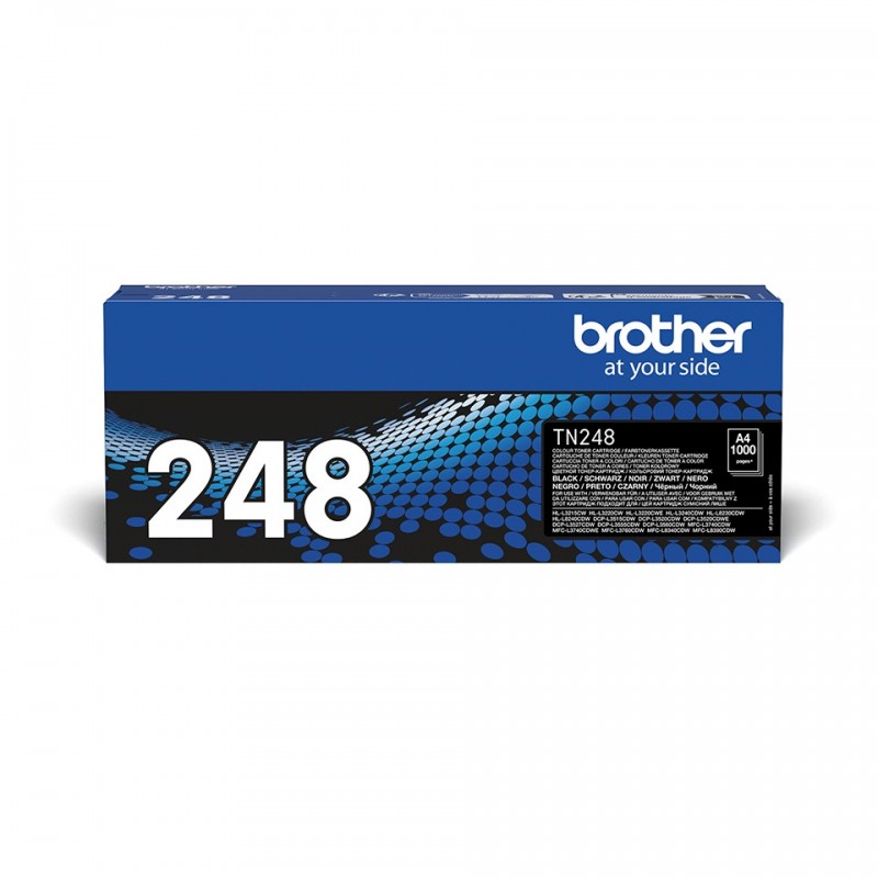 Brother TN-248BK, 1000 pages, Noir, 1 pièce