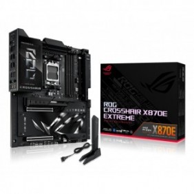ASUS ROG CROSSHAIR X870E EXTREME, AMD, Emplacement AM5, AMD Ryzen 7000 Series, AMD Ryzen 8000 Series, AMD Ryzen 9000 Series, Emplacement AM5, DDR5-SDRAM, 256 Go