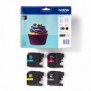 Brother LC123VALBP - Pack de cartouches d'encre originales, Noir, Cyan, Magenta, Jaune, 4 pièce, 600 pages, 600 pages, Multi pack