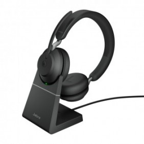 Jabra Evolve2 65, Sans fil, BureauCentre d'appels, 20 - 20000 Hz, 176,4 g, Casque, Noir