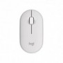 Logitech 910-007013, Ambidextre, Optique, RF sans fil + Bluetooth, 4000 DPI, Blanc