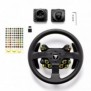 ThrustMaster Evo Racing 32R Leather, Volant, PC, PlayStation 4, PlayStation 5, Xbox, Xbox One, Croix directionnelle, Avec fil, Noir, Jaune, Aluminium, Cuir