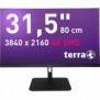 TERRA 3030234, 80 cm 31.5", 3840 x 2160 pixels, 4K Ultra HD, LCD, 5 ms, Noir